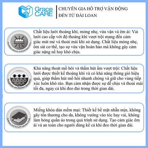 Đai bảo vệ khuỷu tay Grace Care EB223