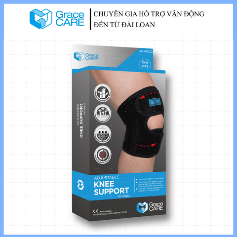 Đai bảo vệ cố định đầu gối Grace Care KB222