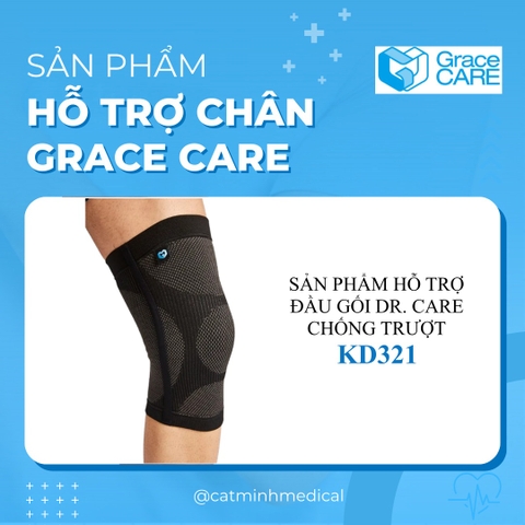 Đai bảo vệ đầu gối Grace Care KD321 | Đai bảo vệ tránh chấn thương đầu gối, dây chằng