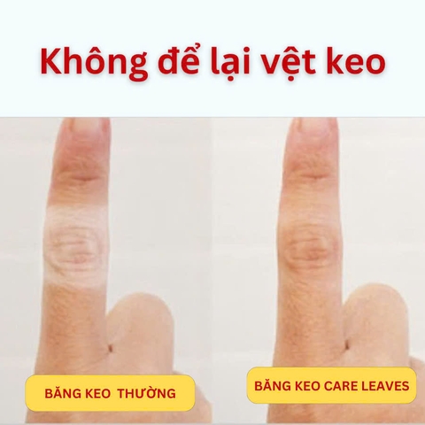 Băng keo cá nhân cao cấp ít thấm nước siêu mỏng CARELEAVES NICHIBAN