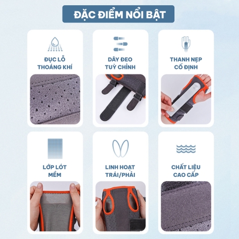 Băng Quấn Cổ Tay Có Thanh Nẹp Cố Định GoodFit GF310W