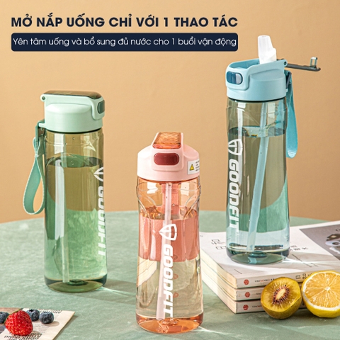 Bình nước thể thao GoodFit GF05RA dung tích 800ml