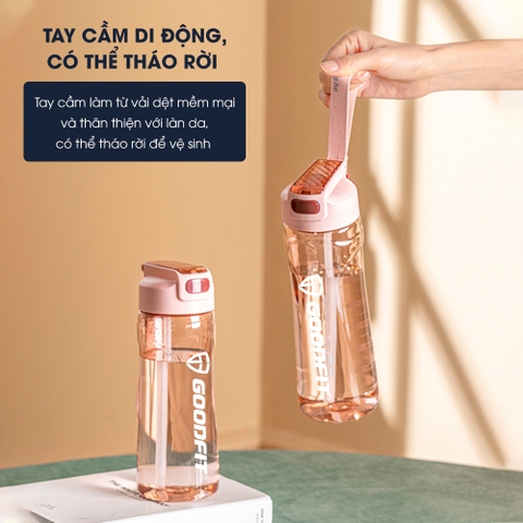 Bình nước thể thao GoodFit GF05RA dung tích 800ml