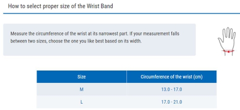 Đai hỗ trợ bảo vệ cổ tay Zamst Wrist Band