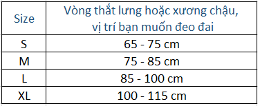 Đai hỗ trợ vùng thắt lưng Standard Pita Coru