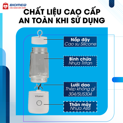Máy Xay Sinh Tố Cầm Tay Biohealth Mini Juicer