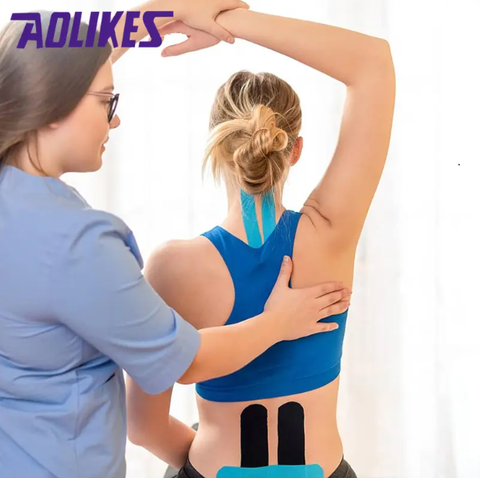 Băng Dán Cơ Thể Thao Chính Hãng AOLIKES- Cuộn Liền 5cm*5m