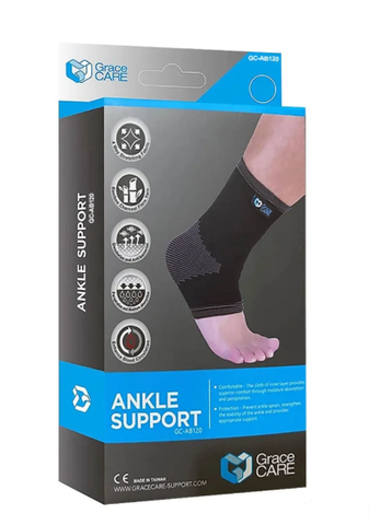Đai bảo vệ cổ chân, mắt cá chân Grace Care AB120, thành phần có sợi than tre thoáng khí