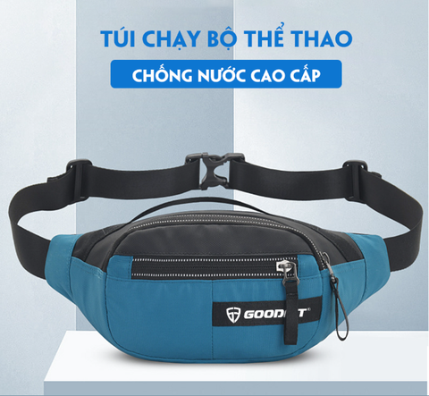 Túi đeo hông, đeo bụng, đeo chéo chạy bộ chống nước cao cấp GoodFit GF115RB