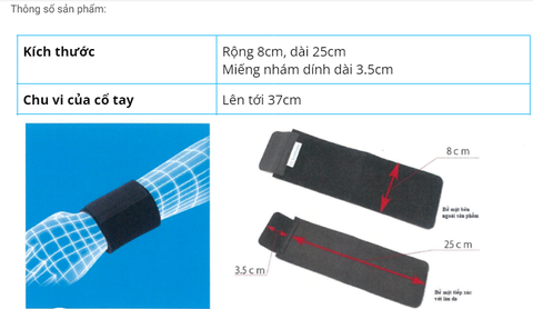 Đai Nẹp Cổ Tay Wrist Supporter Free