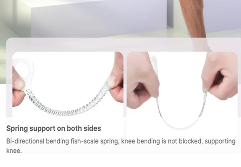Băng bảo vệ đầu gối, bó đầu gối dệt kim 3D có đệm silicon và thanh lò xo hỗ trợ Aolikes AL-7730