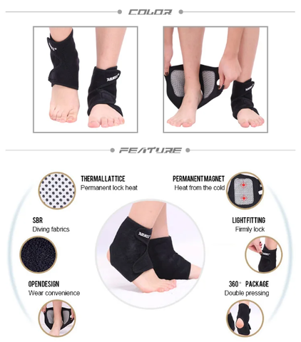 Băng cổ chân đá nóng giảm đau, phục hồi chấn thương Aolikes AL-1050