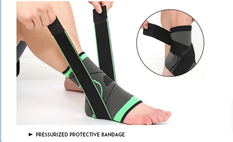 Băng bảo vệ cổ chân, mắt cá chân, thêm dải đàn hồi cung cấp lực nén Aolikes AL-7529