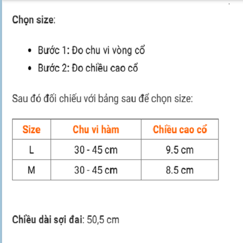 Đai Nẹp Cổ Thoáng Khí BREATHABLE NECK SUPPORT