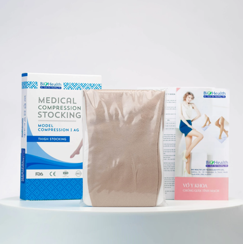 Vớ Đùi Y Khoa BioHealth Compression I AG (vớ chống suy giãn tĩnh mạch)