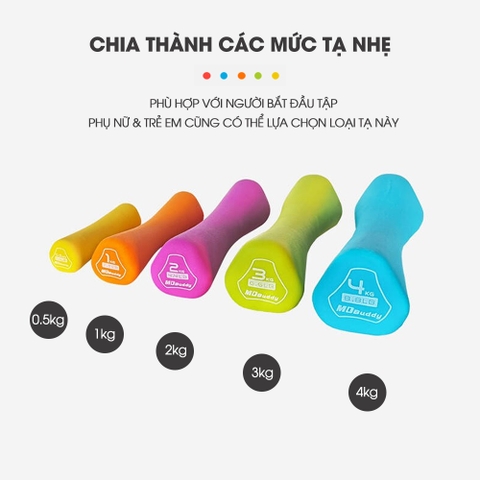 Tạ tay đơn tập thể hình MD2021
