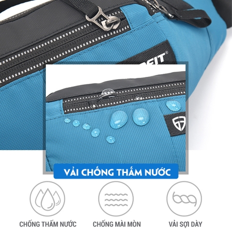 Túi đeo hông, đeo bụng, đeo chéo chống nước GF115RB
