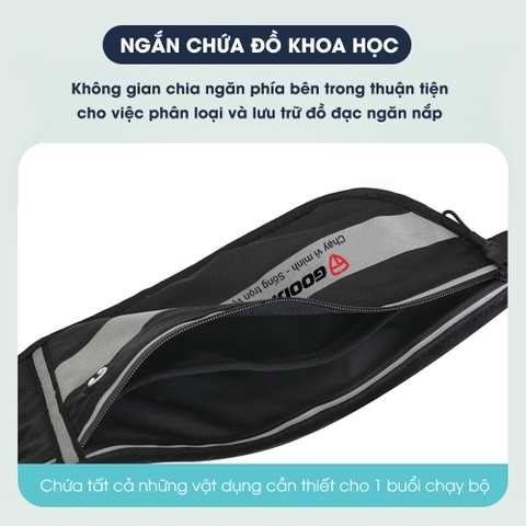 Đai chạy bộ, túi đeo hông đựng điện thoại, đựng nước GF122RB