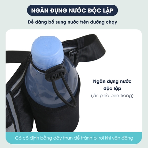 Đai chạy bộ, túi đeo hông đựng điện thoại, đựng nước GF122RB