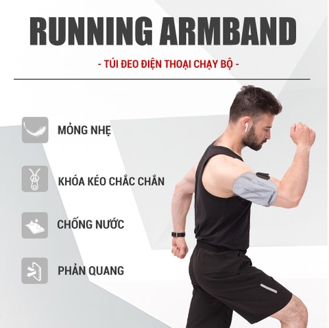 Túi đeo điện thoại chạy bộ Armband GF201RA