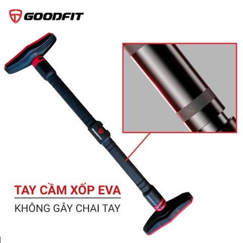 Xà đơn gắn cửa, treo tường thép chịu lực có thước thăng bằng GF201PU