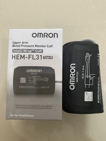 Vòng Bít Huyết Áp Bắp Tay Intelli Wrap Omron HEM - FL31 Cho Máy HEM-7156 / 7361T (chu vi 22 - 42cm)