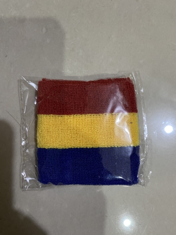 Băng cổ tay thể thao thấm mồ hôi, co giãn mềm mại (phối màu)