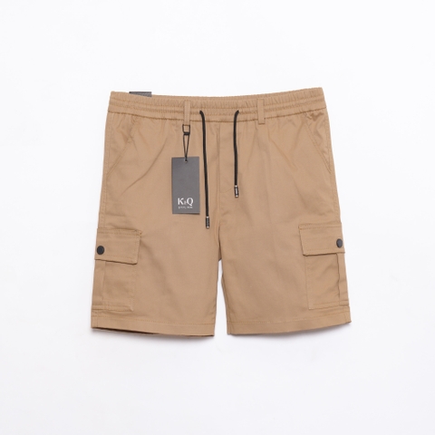Quần Short Túi Hộp Kaki Co giãn Vàng Cát
