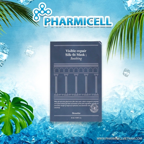 MẶT NẠ LÀM DỊU DA VISIBLE-REPAIR SILK-FIT MASK: Soothing