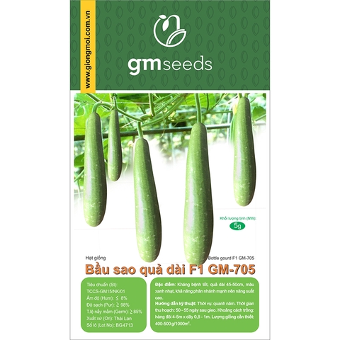 Bầu sao quả dài F1 GM-705