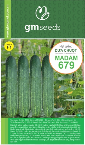 Dưa chuột F1 Madam 679