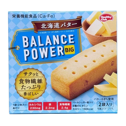 Bánh Balance Power Vị Bơ Hokkaido 64.8G