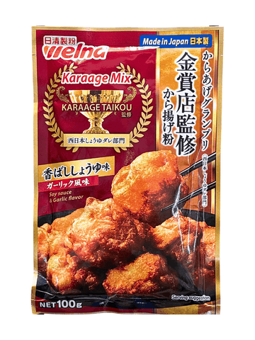 Bột Chiên Gà Karaage Nhật Bản Nisshin Vị Nước Tương & Tỏi 100G