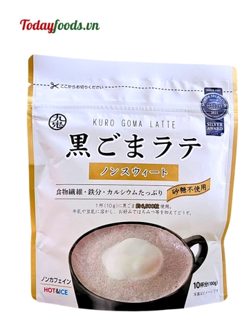 Bột Mè Đen {Kuki Sangyo} Vị Latte Không Đường 100G