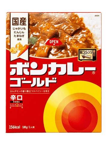 Cà Ri Nhật Ăn Liền Vị Cay Nồng Bon Curry Gold Otsuka 180G