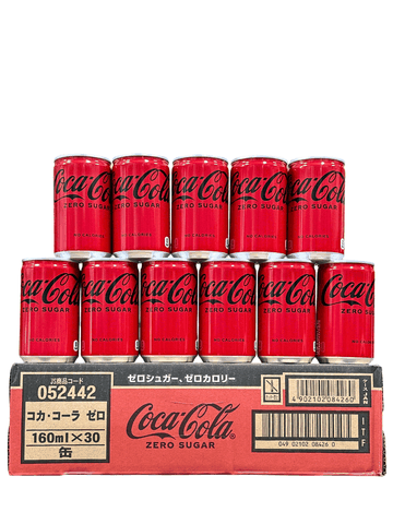 Coca Zero Nhật Mini 160ML Thùng 30 Lon
