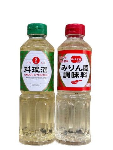 Combo Gia Vị Tẩm Ướp, Khử Mùi Chuyên Sâu (Mirin, Ryorishu Hinode)