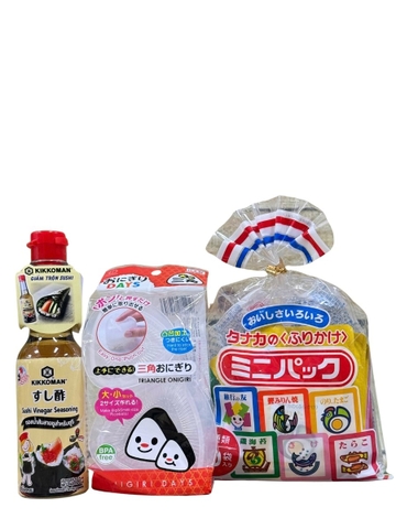 Combo Nguyên Liệu Làm Cơm Nắm Nhật 3 Món