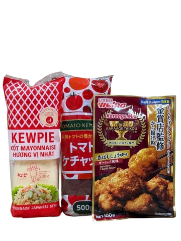 Combo Sốt Chấm Đồ Chiên Mayo Ketchup (3 món)