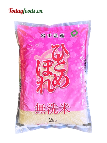 Gạo Không Vo Iwate Hitomebore 2KG