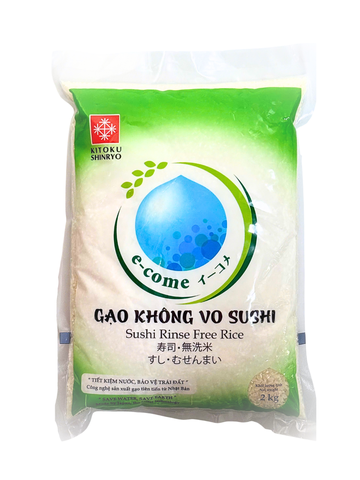 Gạo Sushi Không Vo Kitoku 2KG