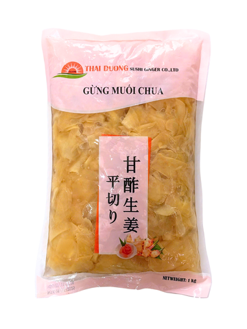 Gừng Trắng Muối Chua 1KG