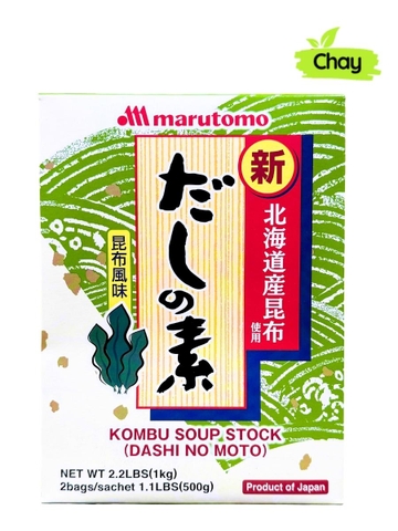Hạt Nêm Dashi Tảo Bẹ Kombu Marutomo 1KG