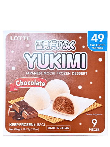 Kem Mochi Socola Yukimi Daifuku Lotte 191.7G (9 Viên)