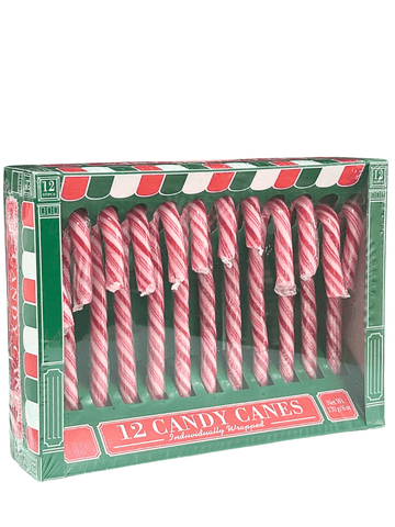 Kẹo Gậy Hamlet 170G (12 Cây) – Hộp Xanh Lá (Candy Canes Red & White)