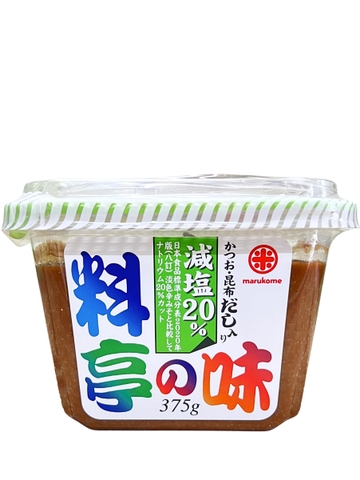 Tương Miso Dashi Giảm Muối Marukome 375G