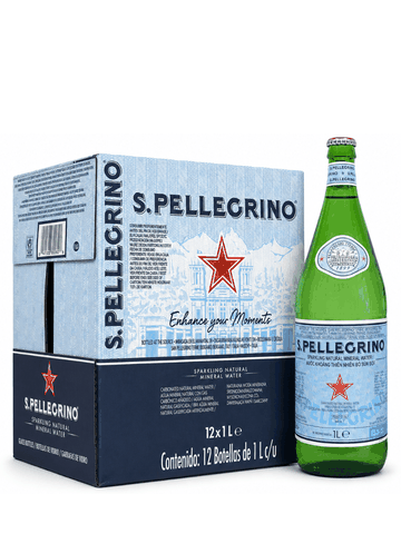 Nước Khoáng Có Ga San Pellegrino 1L (Thùng 12 Chai)
