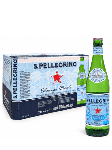 Nước Khoáng Có Ga San Pellegrino 500ML (Thùng 24 Chai)