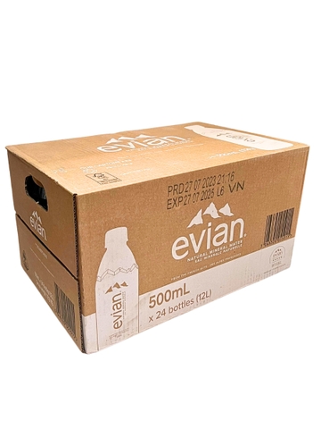 Nước Khoáng Evian 500ML (24 Chai/Thùng)