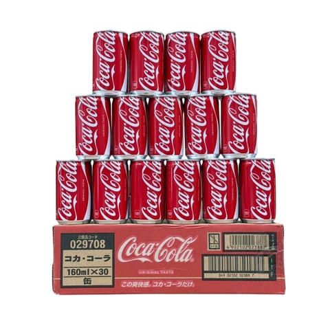 Coca Nhật Mini 160ML (Thùng 30 Lon)
